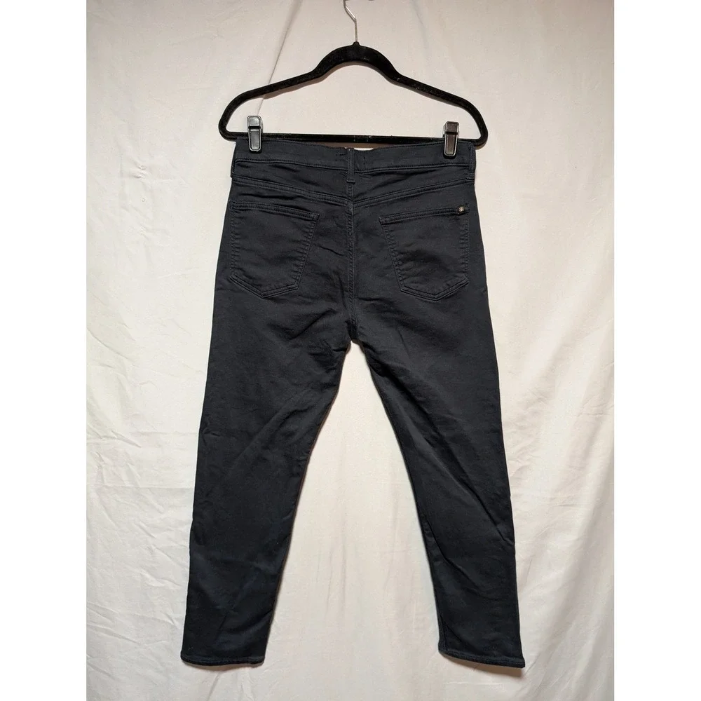Banana Republic Black Slim Fit Cotton Stretch Pants Casual Men's 32x29